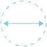 Picto diam&egrave;tre trou rond